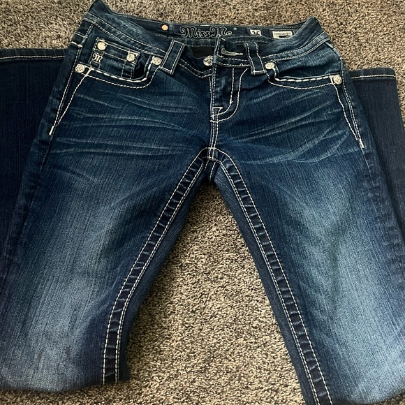 SOLD!! ✔️ Miss Me Signature Rise Jeans! - Picture 2 of 5